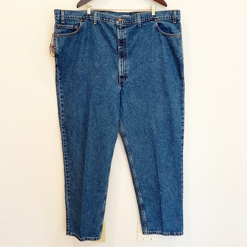 Vintage Levis 540 Jeans Mens 52x30 Blue Brown Tab Cotton Relaxed Made In USA NEW